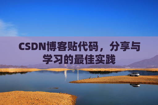 CSDN博客贴代码，分享与学习的最佳实践